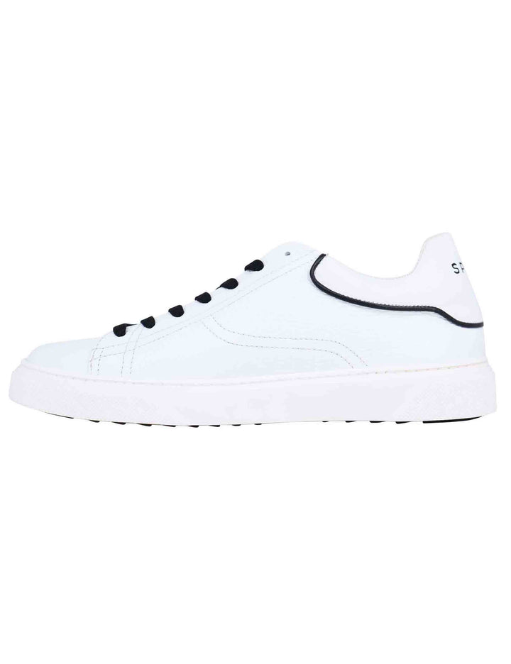 Spatarella Sneakers uomo in pelle bianca Fino al 55% di sconto