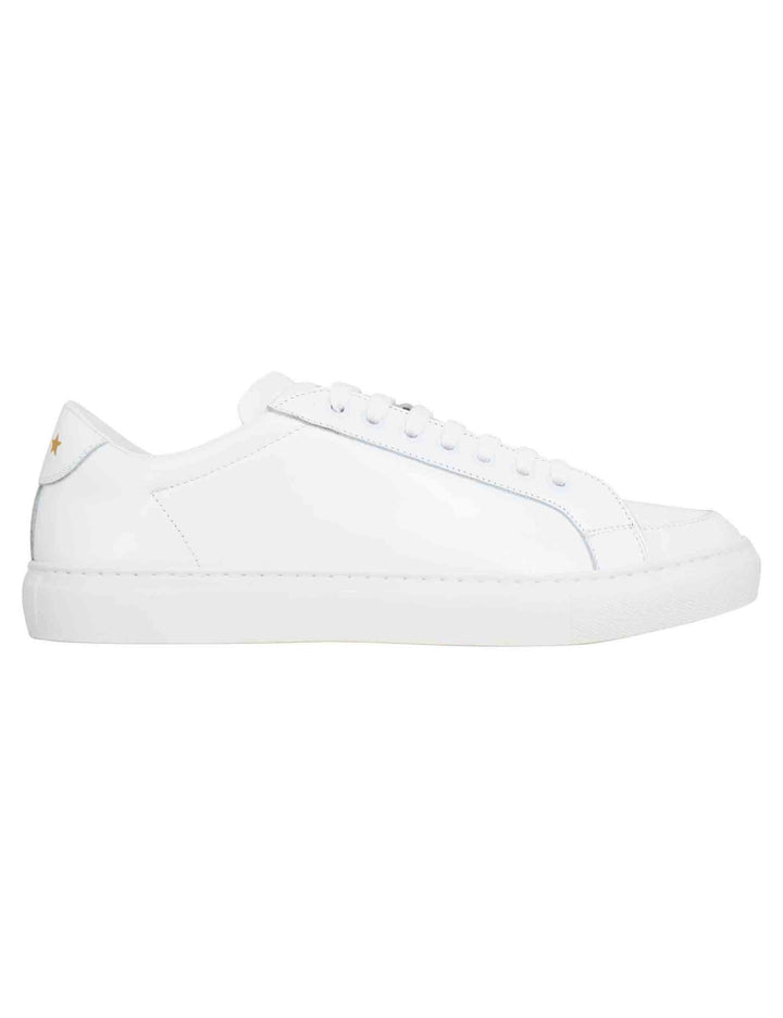 Spatarella Sneakers uomo Top spin in pelle bianca Enormi sconti