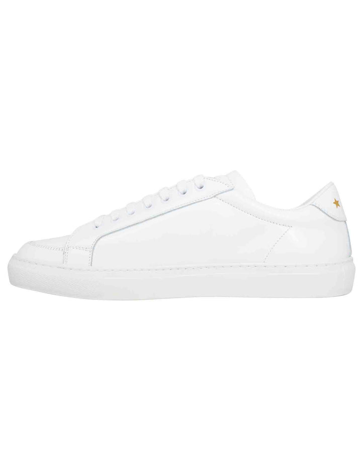 Spatarella Sneakers uomo Top spin in pelle bianca Enormi sconti