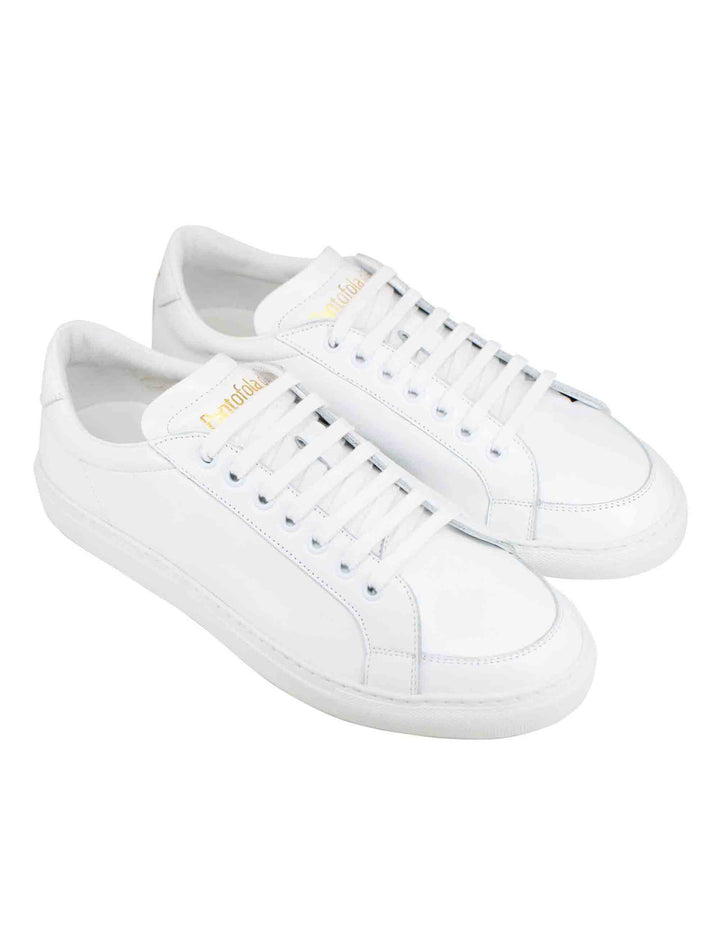 Spatarella Sneakers uomo Top spin in pelle bianca Enormi sconti