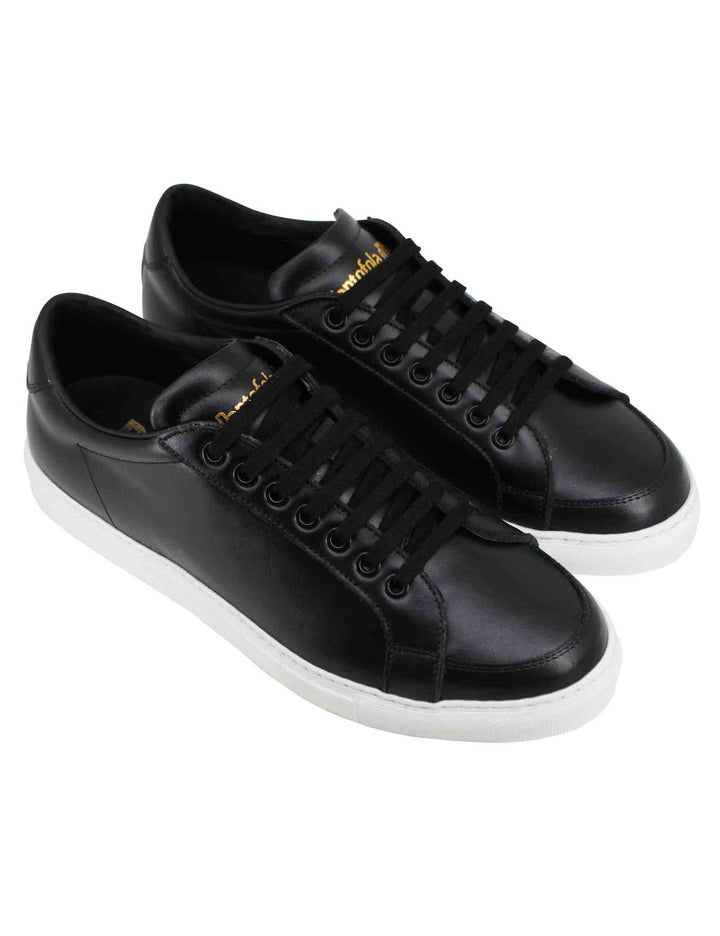 Spatarella Sneakers uomo Top spin in pelle nera 50% di sconto con spedizione gratuita