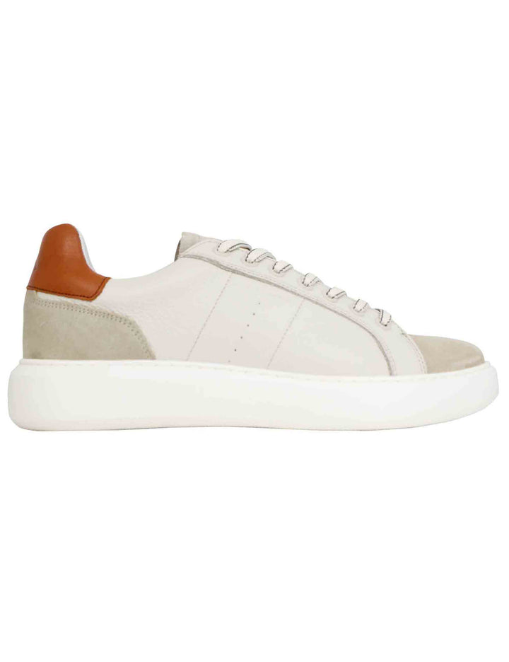Spatarella Sneakers uomo Eclipse in pelle beige Officina