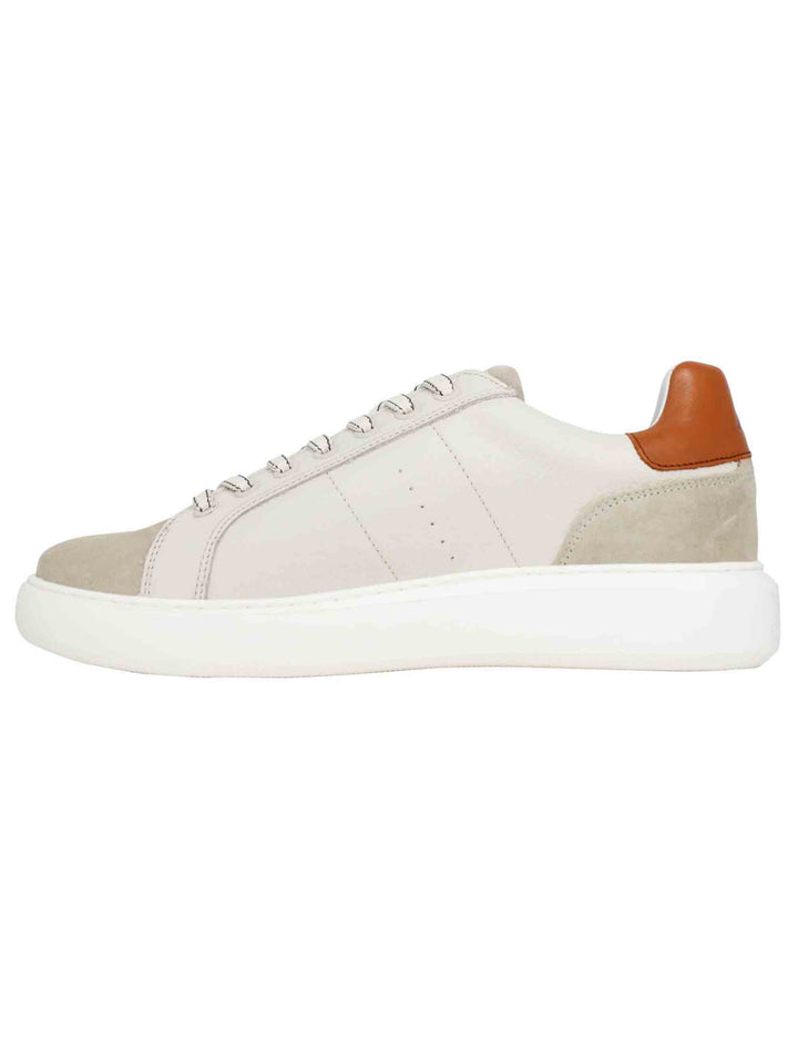 Spatarella Sneakers uomo Eclipse in pelle beige Officina