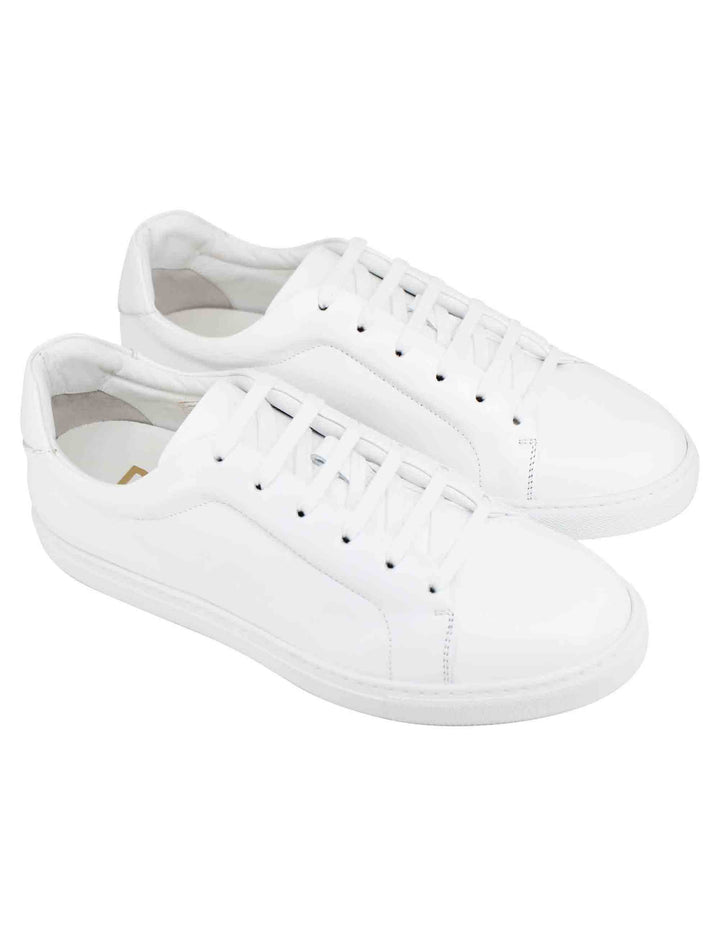 Spatarella Sneakers uomo Foro italico in pelle bianca Fino Al -60%