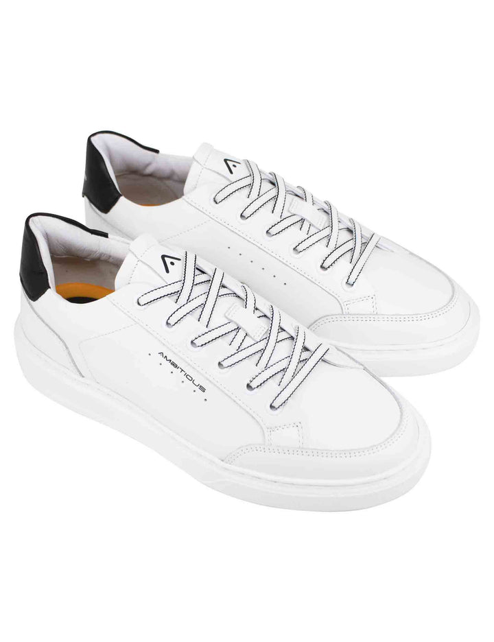 Spatarella Sneakers uomo Kit in pelle bianca Convenienza