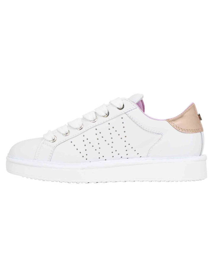 Spatarella Sneakers donna in pelle bianca Novità