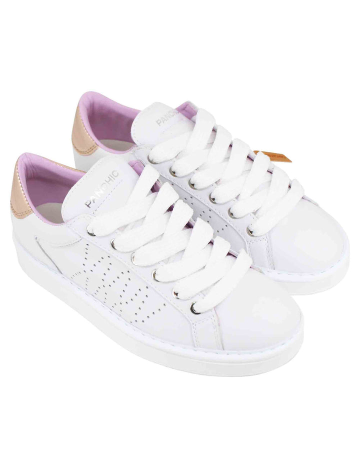 Spatarella Sneakers donna in pelle bianca Novità