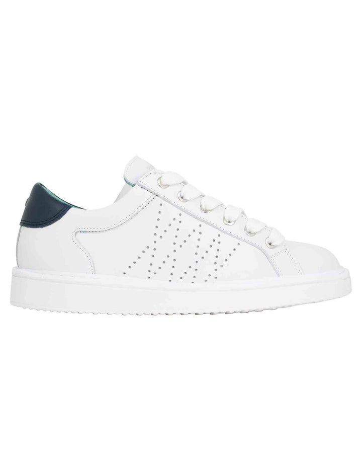 Spatarella Sneakers uomo in pelle bianca Sconto