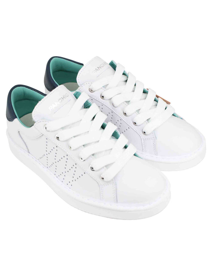 Spatarella Sneakers uomo in pelle bianca Sconto