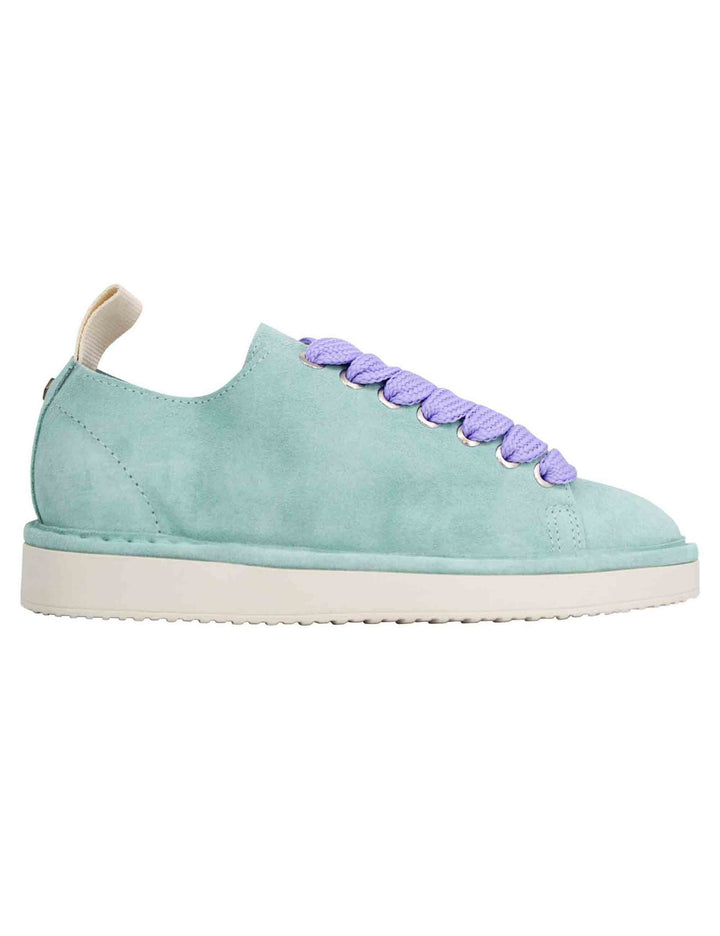 Spatarella Sneakers donna in camoscio celeste Offerta