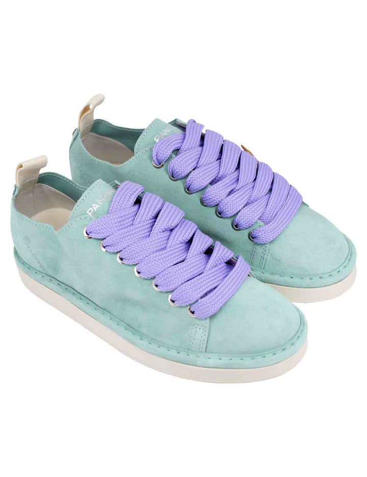 Spatarella Sneakers donna in camoscio celeste Offerta