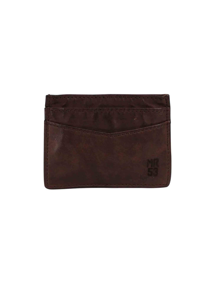 Spatarella Portacarte uomo in pelle vintage testa di moro Vendita Calda