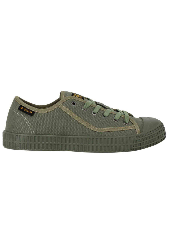 Spatarella Sneakers uomo Rovulc II in canvas verde Prezzo di fabbrica