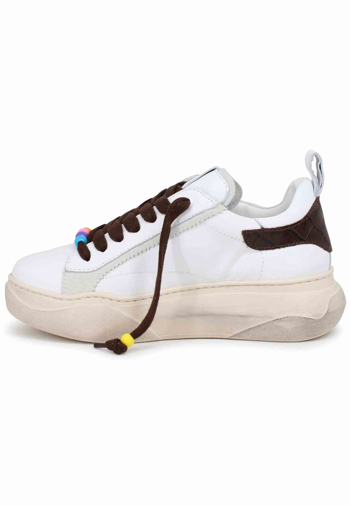 Spatarella Sneakers donna in pelle bianca Offerta Giorno del Papà
