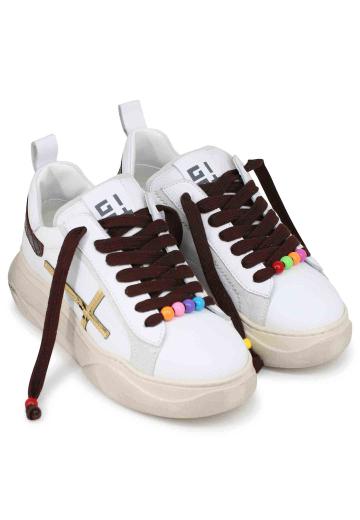 Spatarella Sneakers donna in pelle bianca Offerta Giorno del Papà