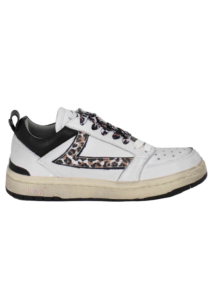 Spatarella Sneakers donna Starlight Animalier in pelle bianca Fino al 55% di sconto