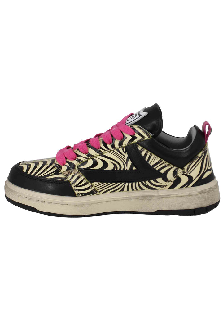 Spatarella Sneakers donna Starlight Zebra in pelle animalier Solo un giorno rimasto