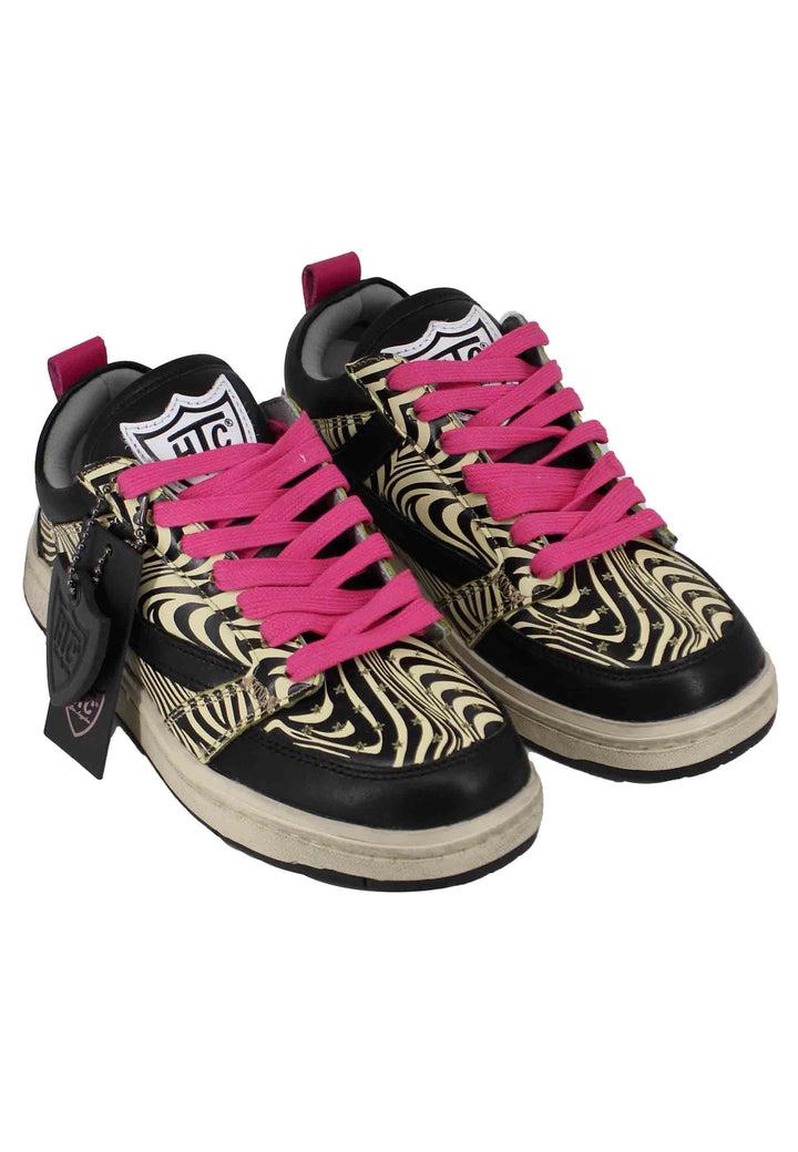 Spatarella Sneakers donna Starlight Zebra in pelle animalier Solo un giorno rimasto