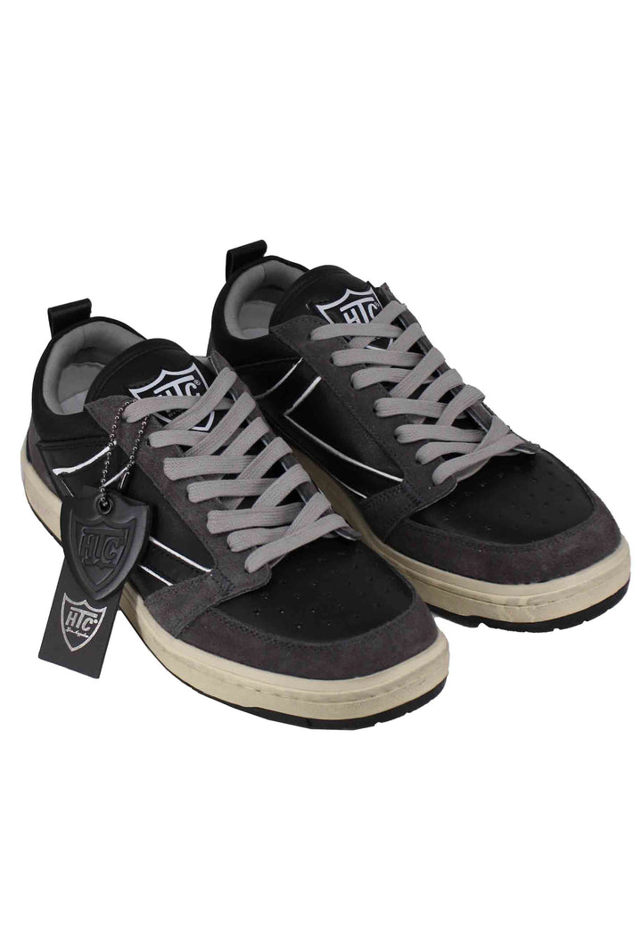 Spatarella Sneakers uomo Starlight Bicolor in pelle nera Super sconto