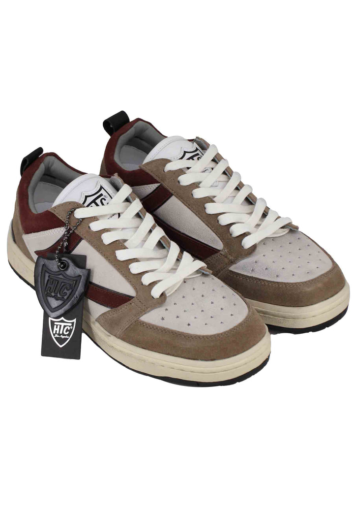 Spatarella Sneakers uomo Starlight Suede in camoscio beige Officina