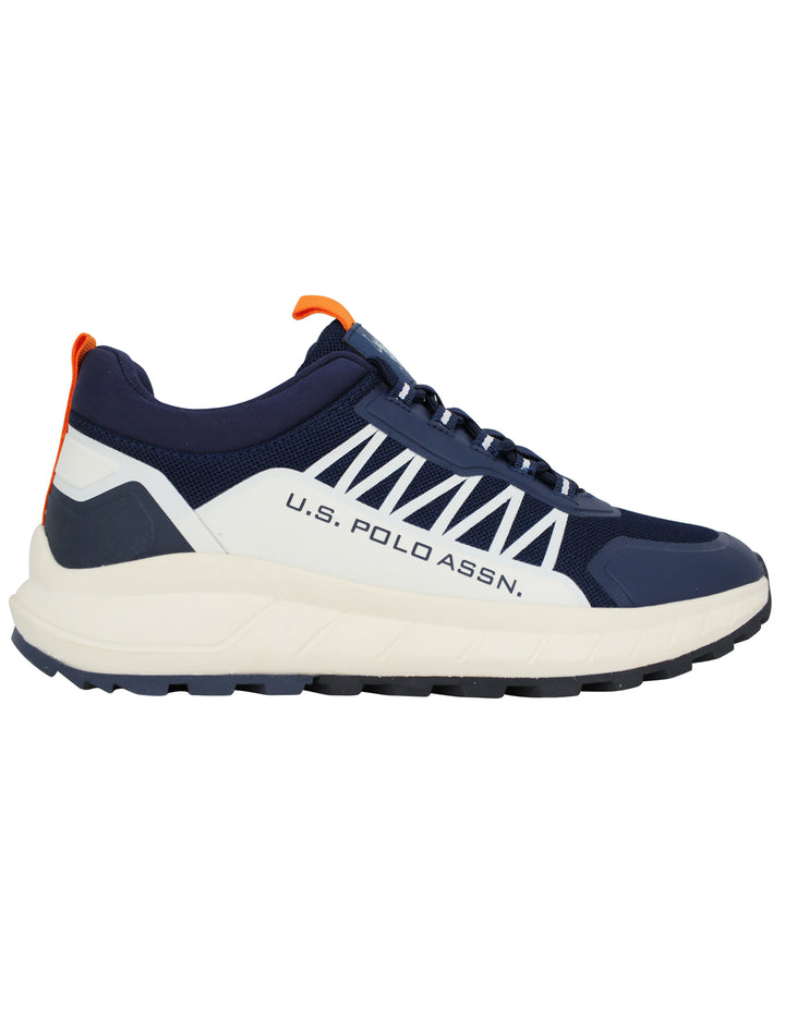 Spatarella Sneakers uomo in tessuto tecnico blu Vendita