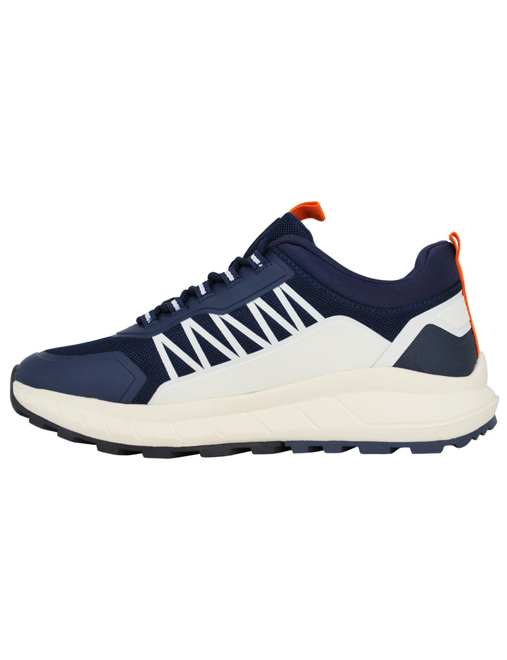 Spatarella Sneakers uomo in tessuto tecnico blu Vendita