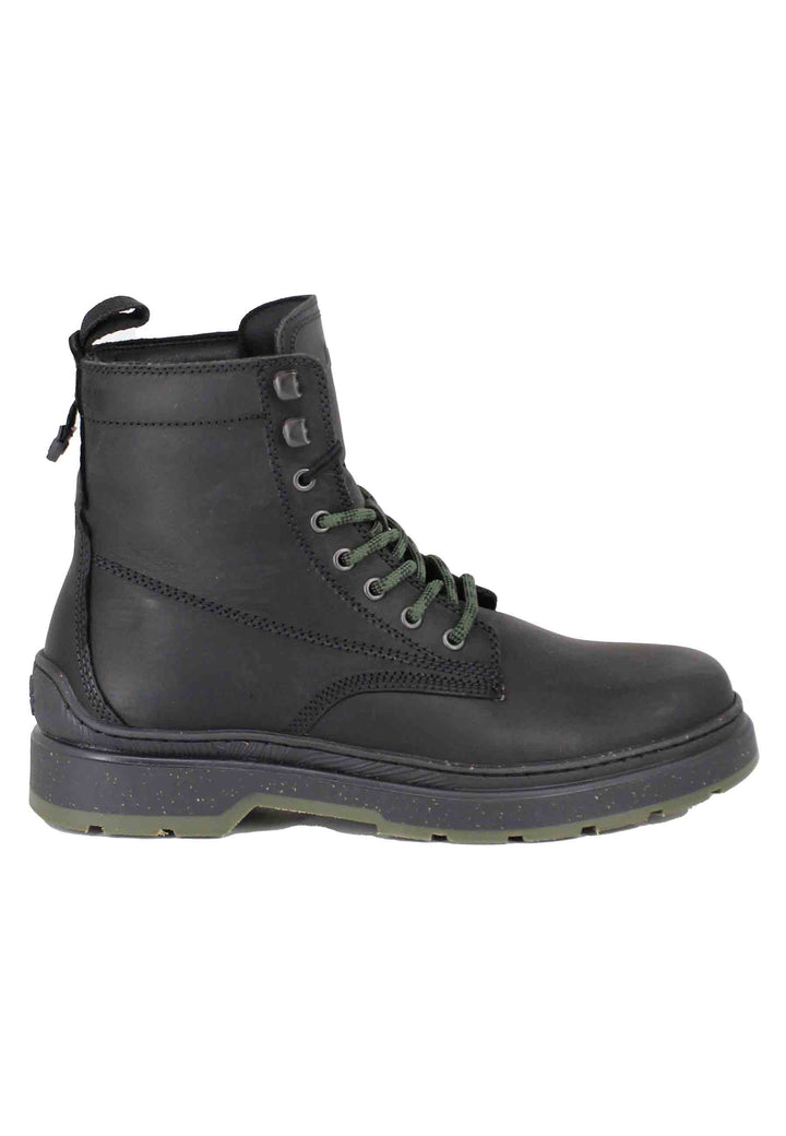 Spatarella Stivaletti anfibi uomo in pelle vintage nera Red Rock Boot Offerta esclusiva