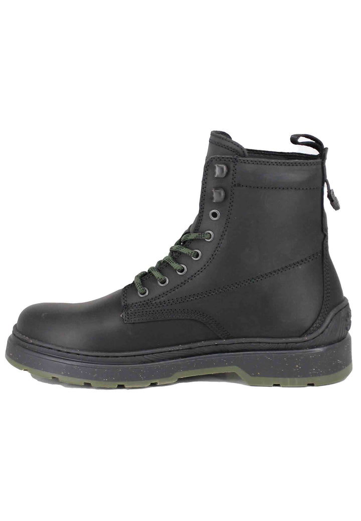 Spatarella Stivaletti anfibi uomo in pelle vintage nera Red Rock Boot Offerta esclusiva