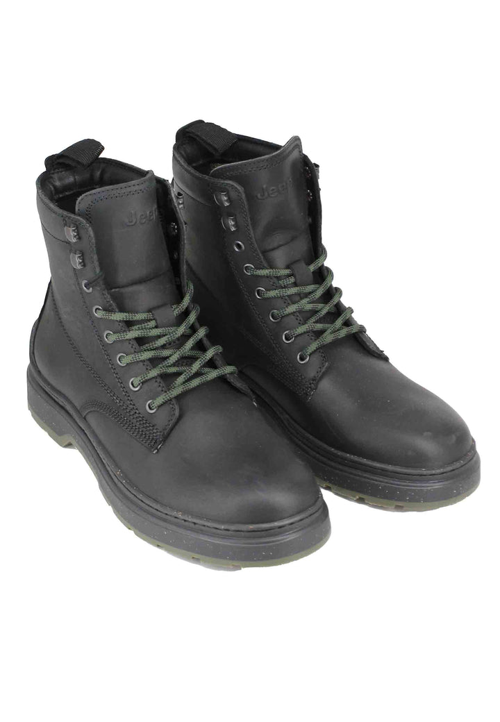 Spatarella Stivaletti anfibi uomo in pelle vintage nera Red Rock Boot Offerta esclusiva