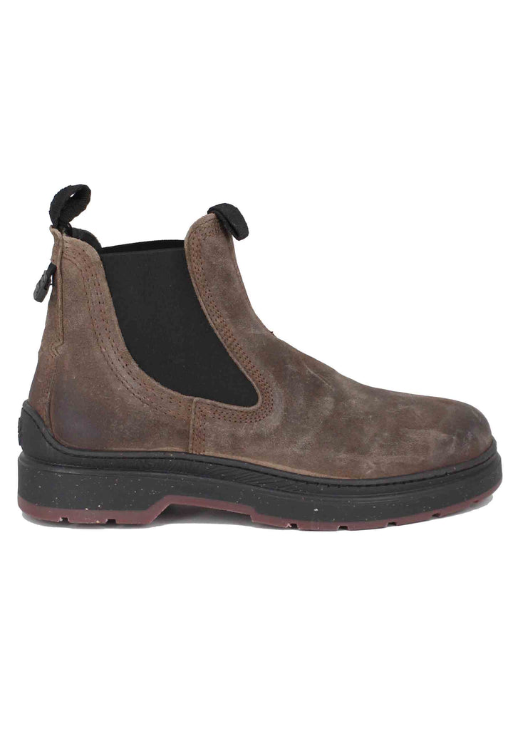 Spatarella Stivaletti chelsea boot uomo in camoscio vintage taupe Red Rock Suede Black Friday