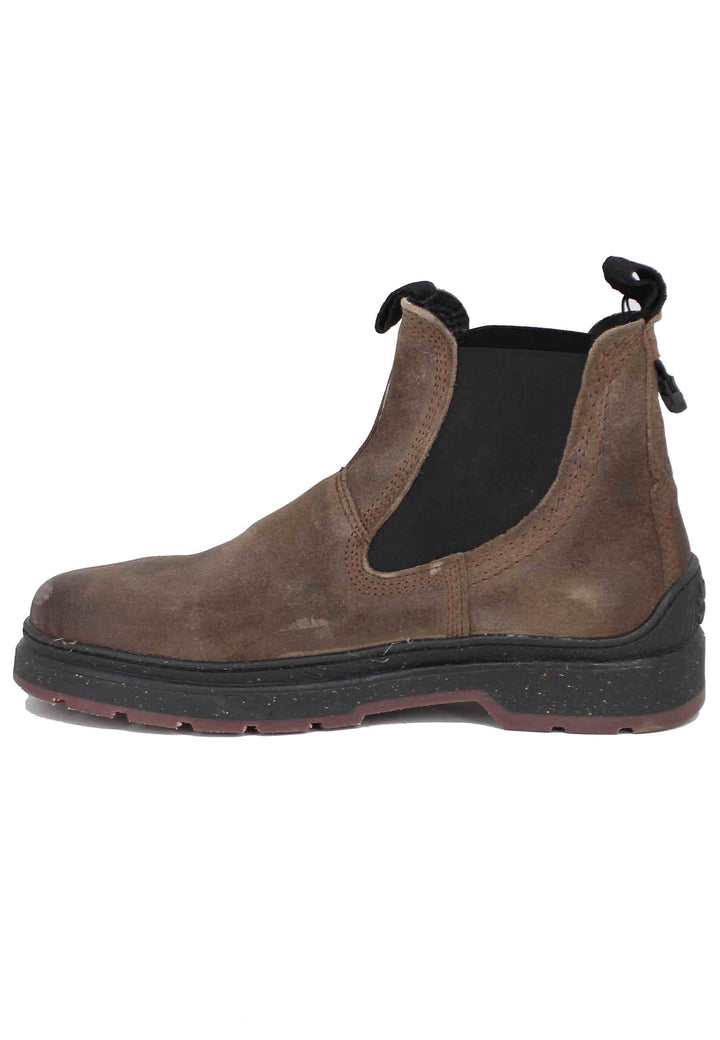 Spatarella Stivaletti chelsea boot uomo in camoscio vintage taupe Red Rock Suede Black Friday
