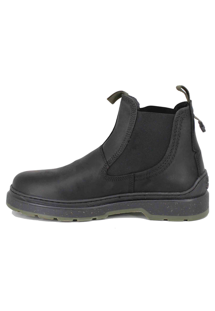 Spatarella Stivaletti chelsea boot uomo in pelle vintage nera Red Rock Cyber Monday