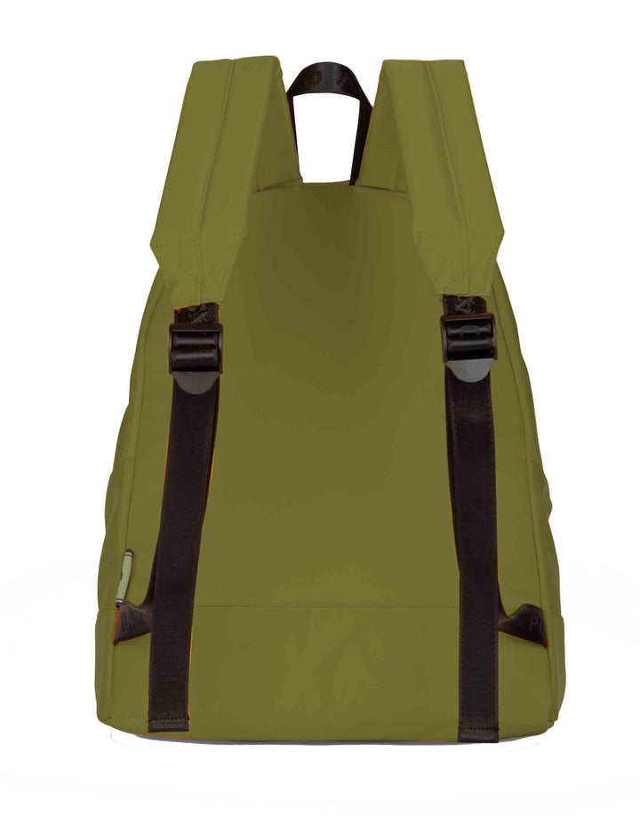 Spatarella Zaini uomo Bigfork in nylon verde Grandi sconti