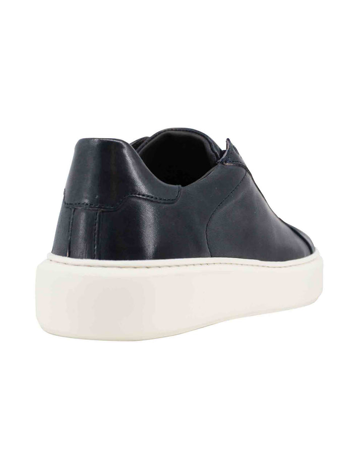Spatarella Sneakers uomo in pelle blu con suola alta ulta light Prezzo basso