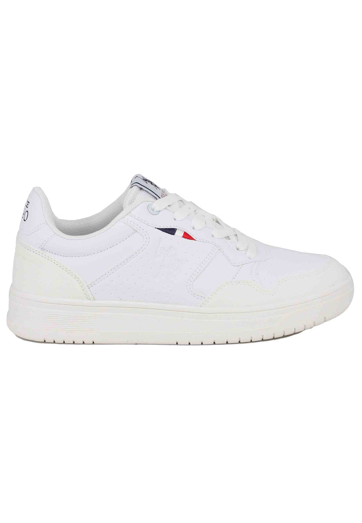 Spatarella Sneakers uomo in eco pelle vintage bianco Ritorno libero