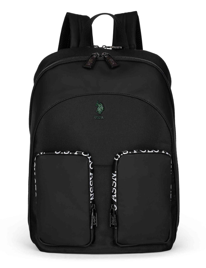 Spatarella Zaini uomo Oliver in nylon nero Presa