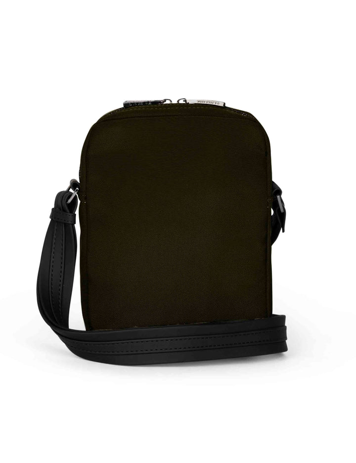 Spatarella Borselli uomo Oliver in nylon nero Sconto