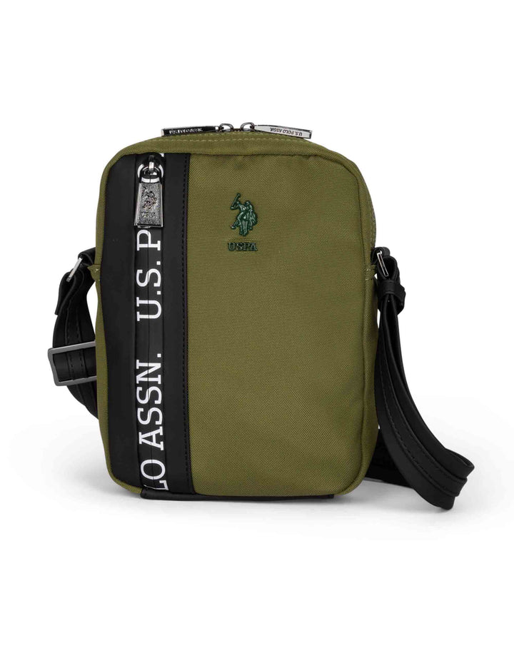 Spatarella Borselli uomo Oliver in nylon verde Offerta