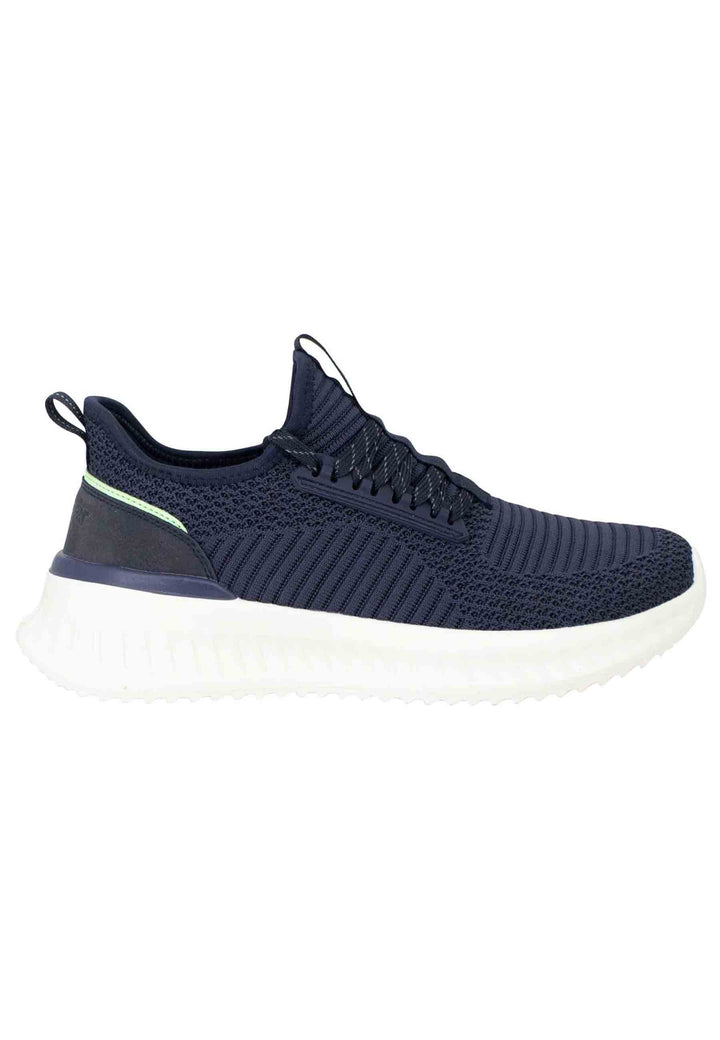 Spatarella Sneakers uomo Star in tessuto elastico blu con suola alta in gomma Outlet