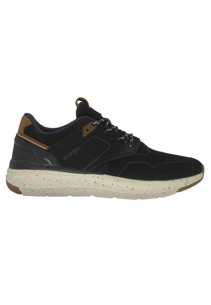Spatarella Sneakers uomo Pioneer Suede in pelle blu con suola ultra light e memory foam Saldi