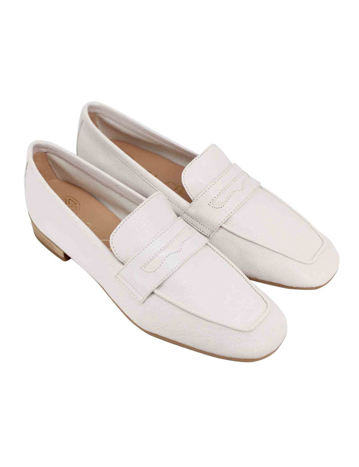 Spatarella Mocassini donna in pelle sfoderata avorio Shopping online