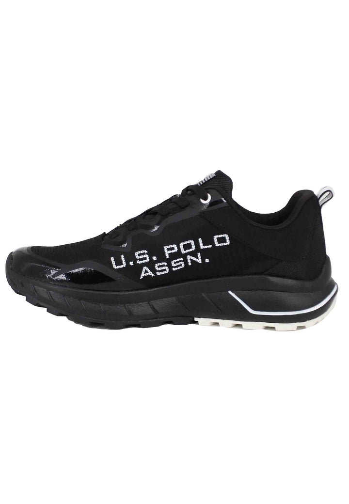 Spatarella Sneakers uomo in tessuto tecnico nero Fino al 50% di sconto