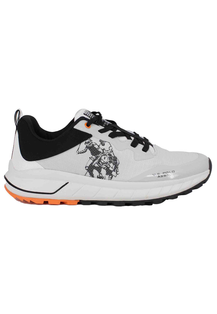 Spatarella Sneakers uomo in tessuto tecnico bianco Fino al 65% di sconto