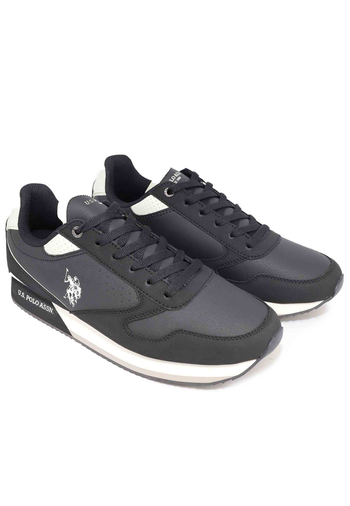 Spatarella Sneakers uomo in tessuto nero Only for today