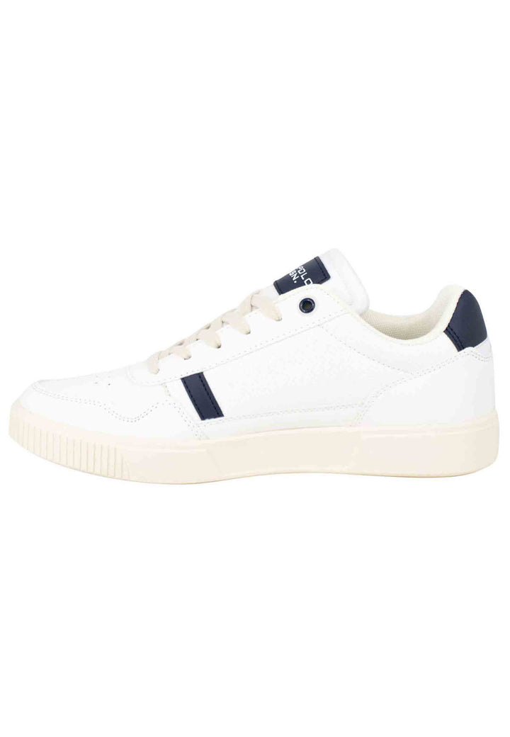 Spatarella Sneakers uomo in eco pelle e tessuto bianco Limitato a 3 giorni