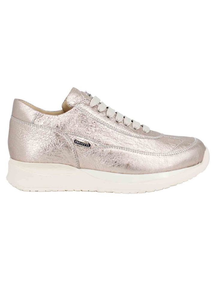 Spatarella Sneakers donna in pelle laminata rosa Negozi Online
