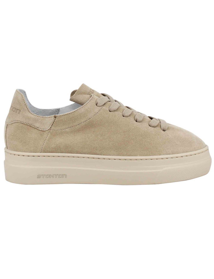 Spatarella Sneakers donna in camoscio taupe Offerta migliore
