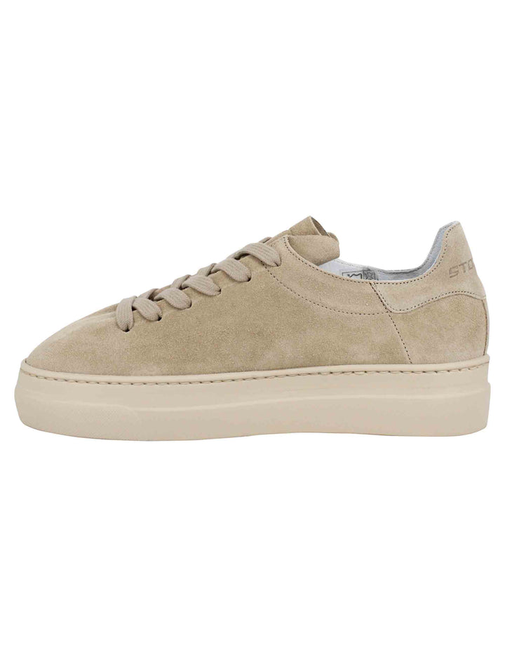 Spatarella Sneakers donna in camoscio taupe Offerta migliore