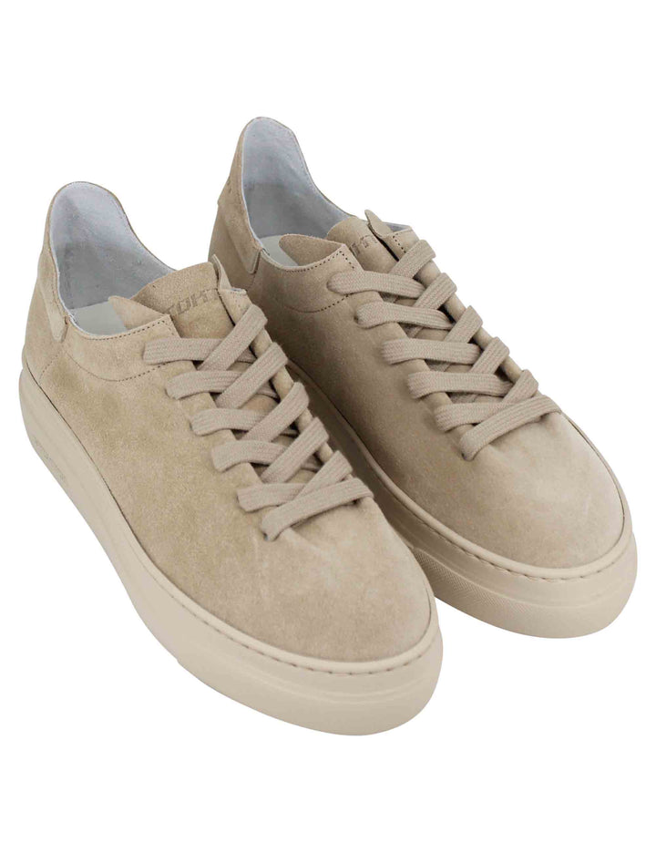 Spatarella Sneakers donna in camoscio taupe Offerta migliore