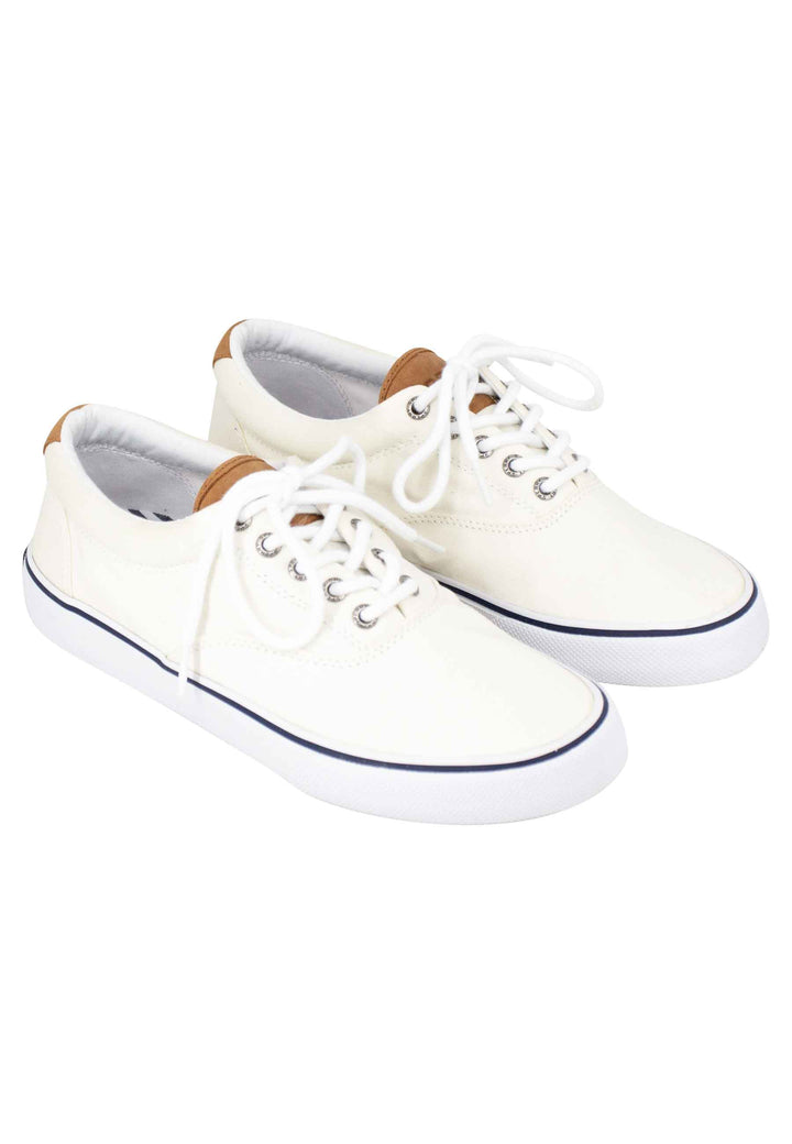 Spatarella Sneakers uomo Top Sider in canvas bianco Nuovi prodotti